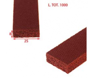 2.002.382 - GUARNIZIONE SILICONE 25 X 8 X 1000 CONTROBARRA