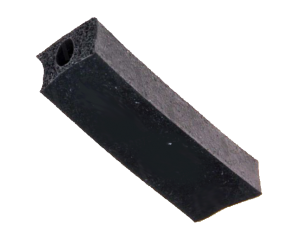 GUARNIZIONE MOUSSE NERA PROFILO 6X9 VEND.AL METRO MARCA VALKO - 2.002.324