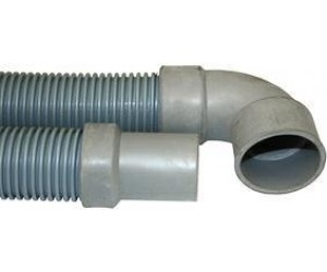 TUBO SCARICO CM.200 d. 32/40 MM. C/CURVA -3363