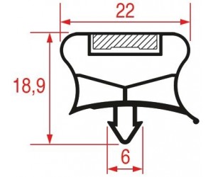 GUARNIZIONE MAGNETICA 475x295 mm - 3286055