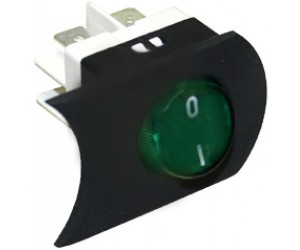 INTERRUTTORE BIPOLARE VERDE / GREEN BIPOLAR SWITCH 16A 250V - 3894