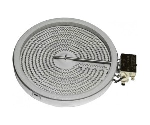 PIASTRA ELETTRICA Ø 200 MM. 1800W 230V. / ELECTRIC HOT PLATE Ø 180 MM. 1800W 230V - 5513
