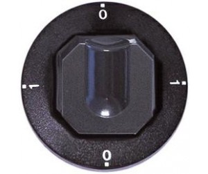 MANOPOLA NERA ø 70 mm 0-1-0-1 - 7888