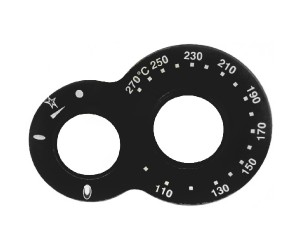 GHIERA SERIGRAFATA 110÷270°C - 7902