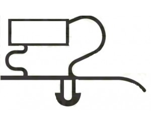 GUARNIZIONE MAGNETICA 640 x 1525 MM. - 8450