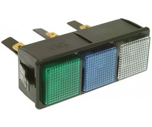 LAMPADA SPIA BIANCA/BLU/VERDE 230V - 13910