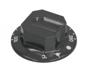 MANOPOLA NERA ø 70 mm 100-280°C - 7827