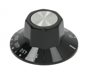 MANOPOLA NERA ø 50 mm 50-500°C - 7909