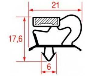 GUARNIZIONE MAGNETICA 650 x 755 MM. - 8459