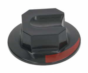 MANOPOLA NERA ø 70 mm ACQUA CALDA - 4178
