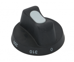 MANOPOLA NERA ø 65 mm 0-310°C - 5624