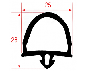 GUARNIZIONE CELLA 27X25MM - 98