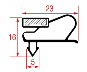 GUARNIZIONE MAGNETICA 740 x 1620 MM. - 8420