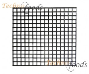 GRIGLIA SCALDATAZZE 245X245MM NERA -POLIPROPILENE - 9V245245