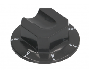 MANOPOLA NERA ø 70 mm 0-1-2-3-4-5-6 - 7890