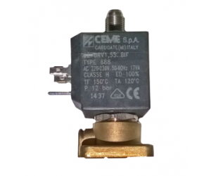 ELETTROVALVOLA CEME 3 VIE A BASETTA 220/230V-50/60Hz 9W DN1,5 -TEN. RUBINO - 8F13651
