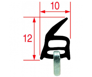 GUARNIZIONE PORTA FORNO 560x305 MM - 6523