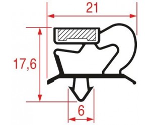 GUARNIZIONE AD INCASTRO 640x418 mm - 3186981