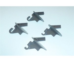 KGGA - KIT GANCI "DOM SYSTEM" PER GRIGLIA 4 PZ (2dx + 2sx)