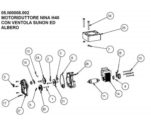 Motoriduttore Nina H40 