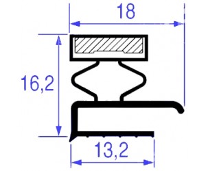 GUARNIZIONE MAGNETICA 805 x 1550 MM -8000