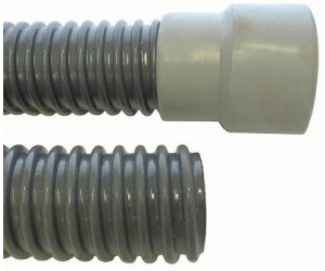 TUBO SCARICO CM.100 d. 40/58 MM. PLASTIFICATO - 3357