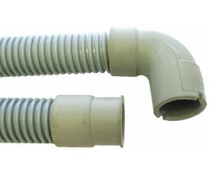 TUBO SCARICO CM.200 d. 20/21 MM. C/CURVA -3361