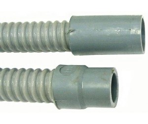 TUBO SCARICO CM.150 d. 20/24 MM. PLASTIFICATO -3362