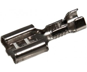 FASTON FEMMINA NICHELATI 6,35x0,8 CONF. 100 PEZZI -3474