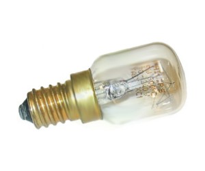 LAMPADA FORNO 25W 230V. 300°C E14 / OVEN LAMP 25W 230V. 300°C - 4008